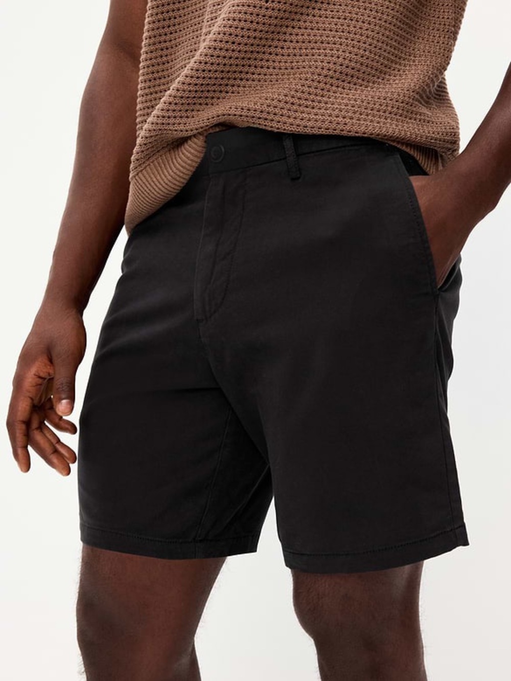 Old Navy Slim Built-In Flex Rotation Chino Shorts -- 8-inch inseam